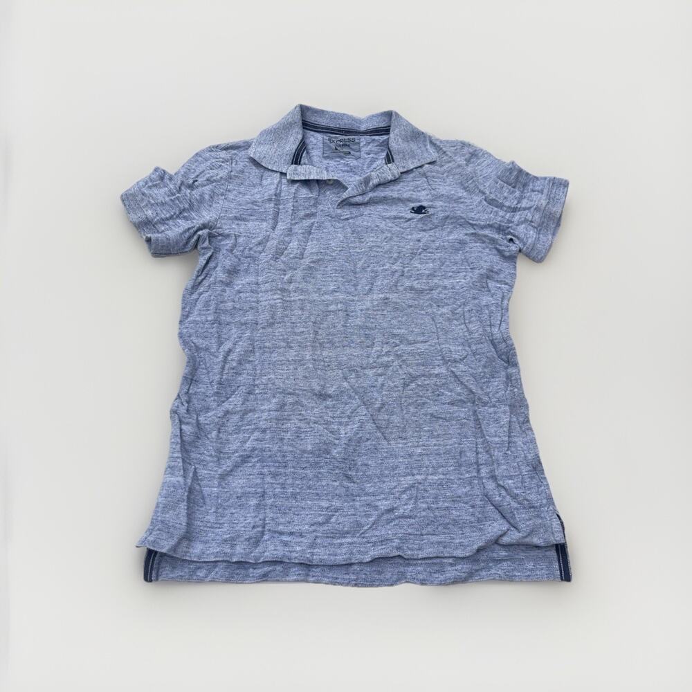 Express Blue Lion Logo Polo Small/Petite